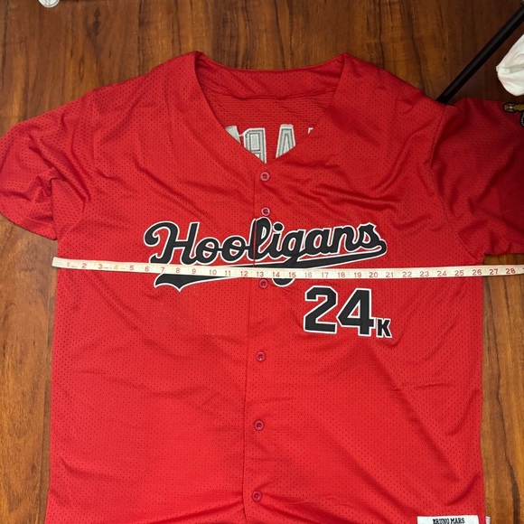 Bruno Mars Hooligans Mars 24K Baseball Jersey Vintage Size XXL - Picture 7 of 8